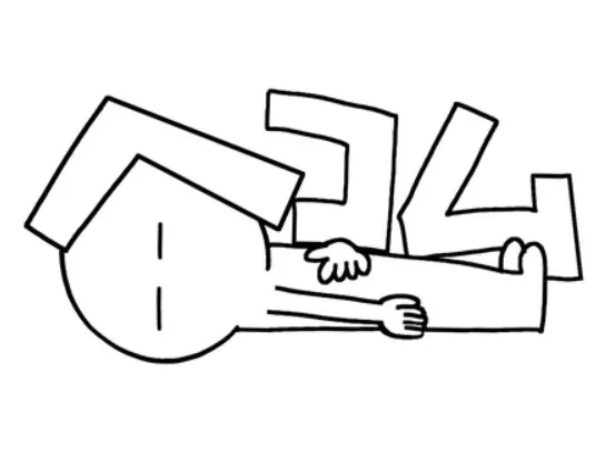 凹む
